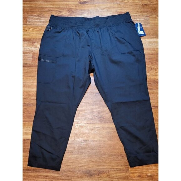NWT Cherokee Modern Classic Scrub Pants‎ Size 4XL Black - Picture 1 of 5